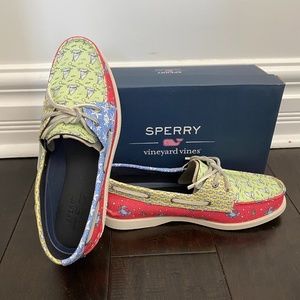 Vineyard Vines boat shoes by Sperry